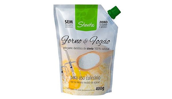 Adoçante Culinário Stevia Forno e Fogão 400g - Stevita