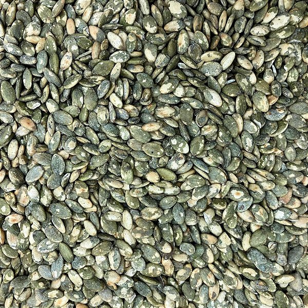 Semente de Abóbora Torrada, Sem Casca e Salgada