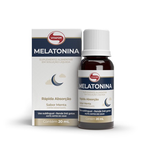 Melatonina sabor Menta 20ml - Vitafor