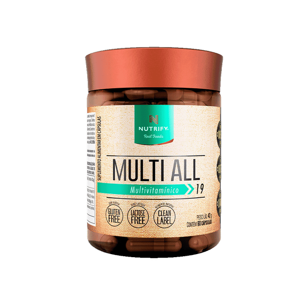 Multi All Multivitamínico 60 cápsulas - Nutrify