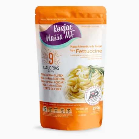 Massa de Konjac Tipo Fettuccine 200g - Konjac Massa MF