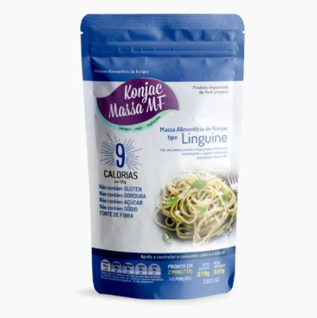 Massa de Konjac Tipo Linguine 200g - Konjac Massa MF