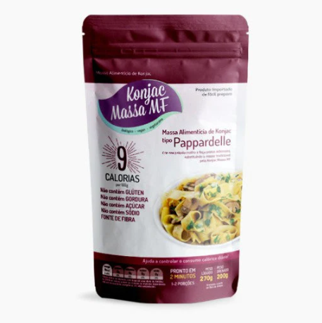 Massa de Konjac Tipo Pappardelle 200g - Konjac Massa MF