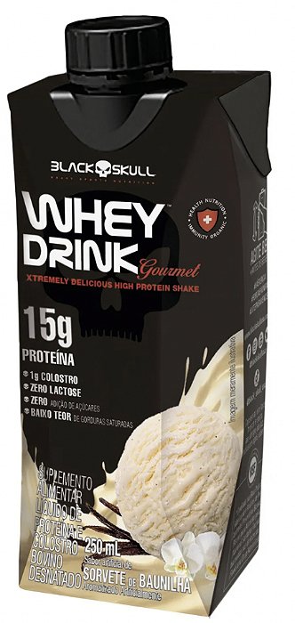 Whey Drink Gourmet 250ml - Black Skull