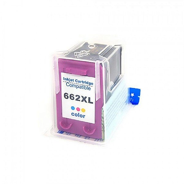 CARTUCHO DE TINTA COMPATÍVEL COM HP 662XL COLOR