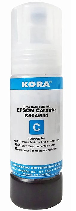 REFIL EPSON 504/544 COMPATÍVEL CYAN