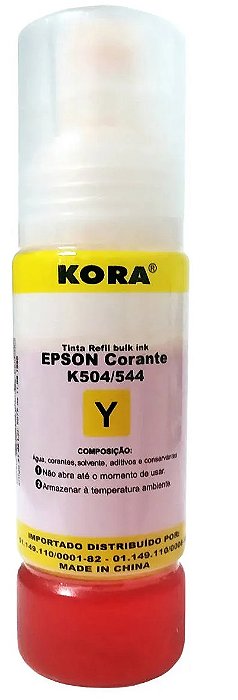 REFIL EPSON 504/544 COMPATÍVEL YELLOW