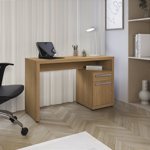 Escrivaninha 01 Porta 1 Gaveta - Ref. S970 - Canela - Kappesberg