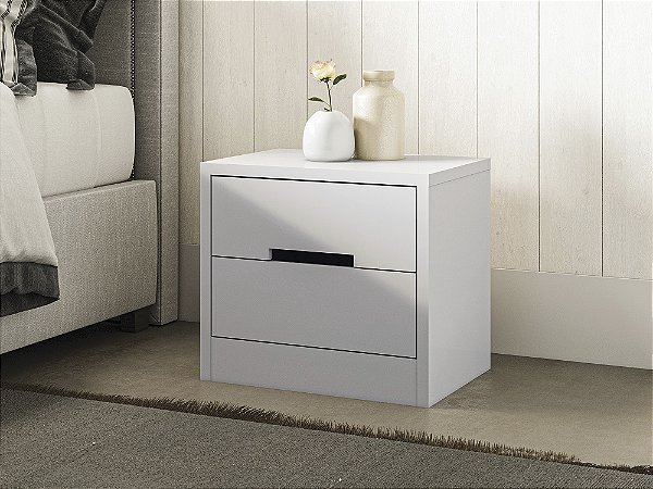 Mesa Cabeceira - Ref. S822 - Branco - Kappesberg