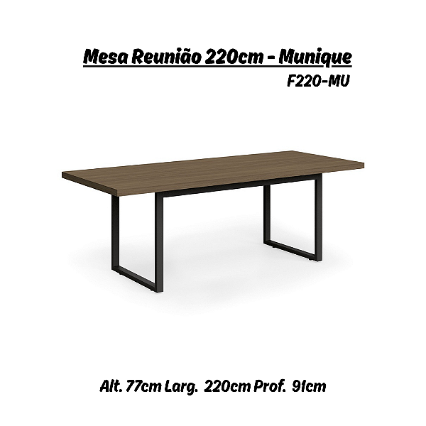 Mesa de Reuniões Ref. F220 - Linha Frame - Kappesberg