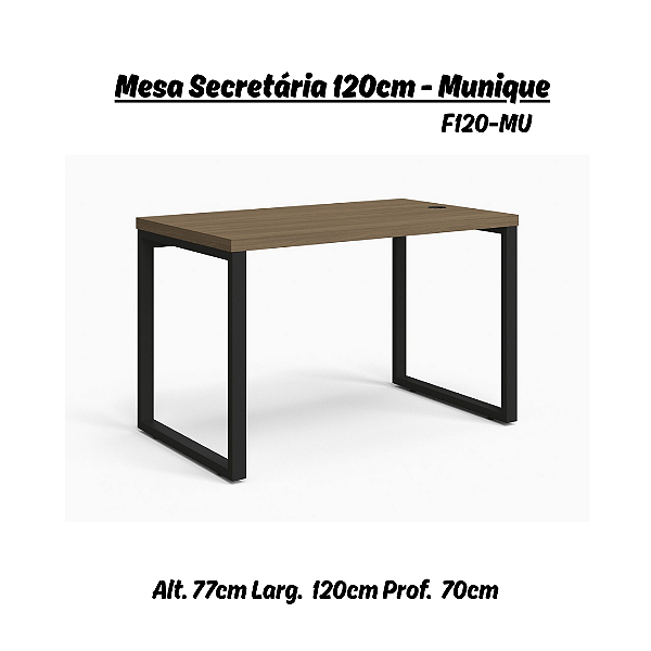 Mesa Secretária Ref. F120 - Linha Frame - Kappesberg