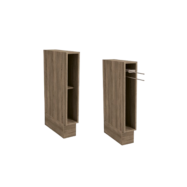 Nicho Toalheiro 15cm - Ref. G740 - Nogal - Linha Maxxi - Kappesberg