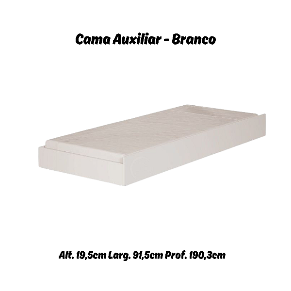 Cama Auxiliar - 229266 - Branco - Santos Andirá