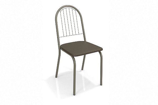 Par de Cadeiras Noruega - Ref. 2C077-NK - Estampa: 21 (Marrom) Nikel - Kappesberg