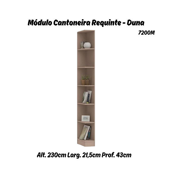 Módulo Cantoneira Elegance - 7200M - Duna - Móveis Castro
