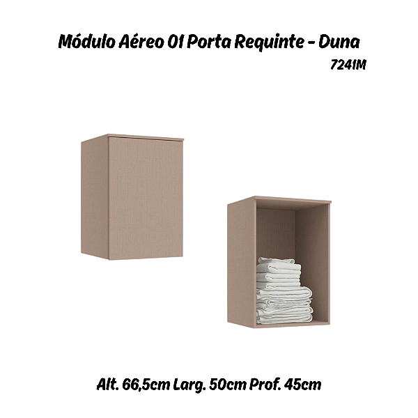 Módulo Aéreo 01 Porta Requinte - 7241M - Duna - Móveis Castro