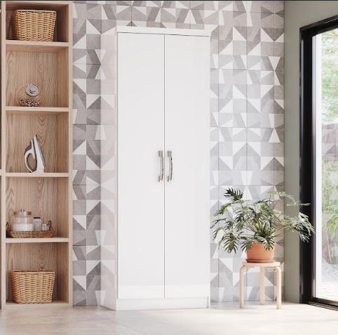 Multiuso Margarida 02 Portas - D110-10 - Branco - Móveis Henn