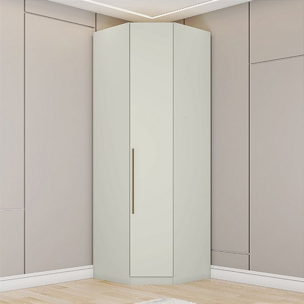 Canto Obliquo 01 Porta - MC07-133 - Areia - Linha Seletto - Móveis Henn