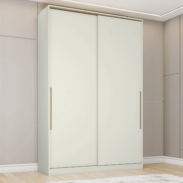 Roupeiro 02 Portas Deslizantes - MC10-133 - Areia - Linha Seletto - Móveis Henn