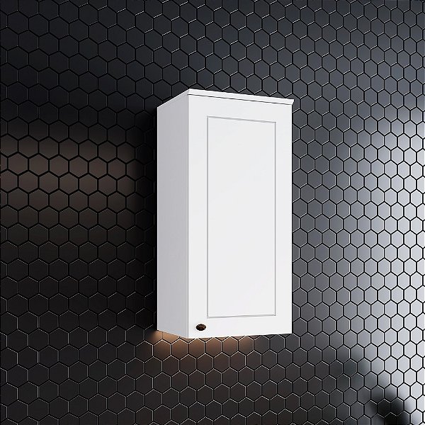 Aéreo 01 Porta 40cm - C364-05 - Branco - Linha Americana - Móveis Henn