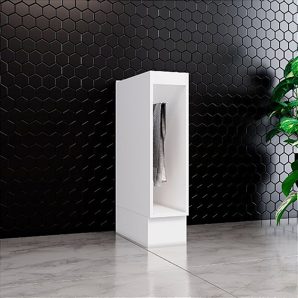 Balcão Nicho Toalheiro 20cm - C362-05 - Branco - Linha Americana - Móveis Henn