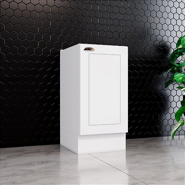 Balcão 01 Porta 40cm - C365-05 - Branco - Linha Americana - Móveis Henn
