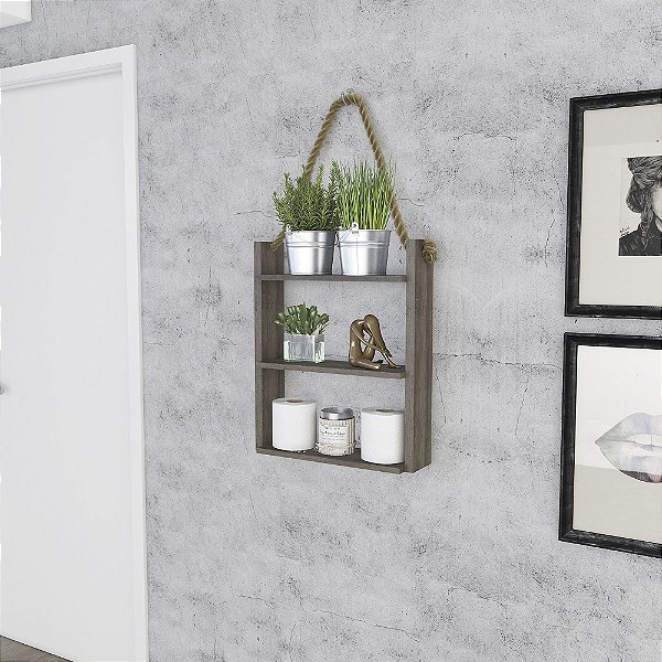 Nicho Decorativo com Corda Linha Design - AM 3119 - Rústico - Movelbento