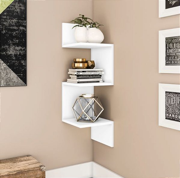 Nicho Decorativo Linha Design - AM 3079 - Branco - Movelbento