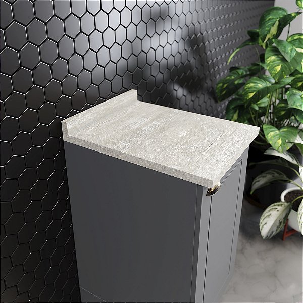 Tampo para Balcão 40cm - C902-114 - Cor Calcare - Móveis Henn
