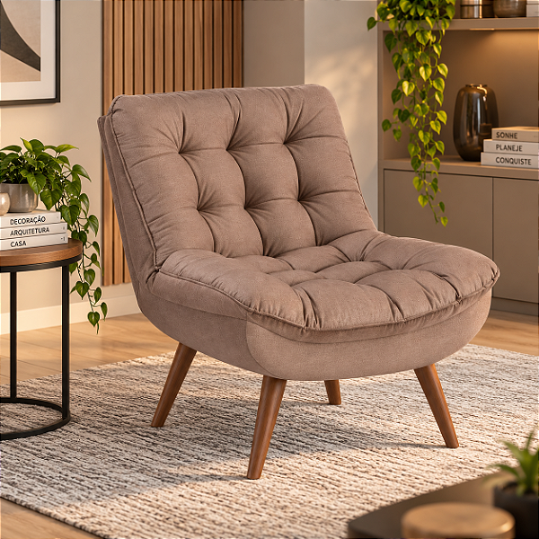 Poltrona 2800 c/ Pés Fixo - Estofados Rincão