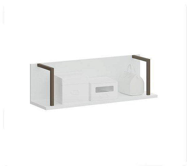 Módulo Nicho Prateleira Smart Tube - 6203M - Branco - Móveis Castro