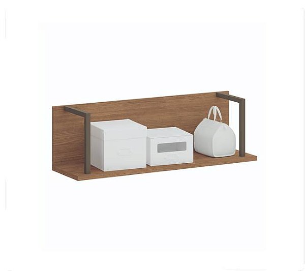 Módulo Nicho Prateleira Smart Tube - 6203M - Macadâmia - Móveis Castro