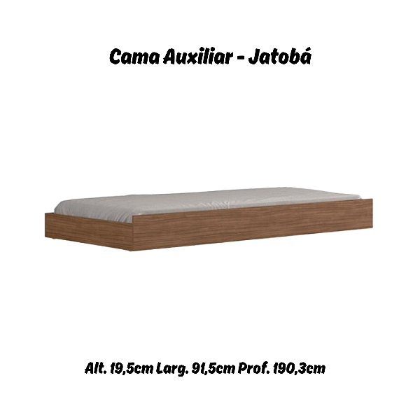 Cama Auxiliar - 229244 - Jatobá - Santos Andirá