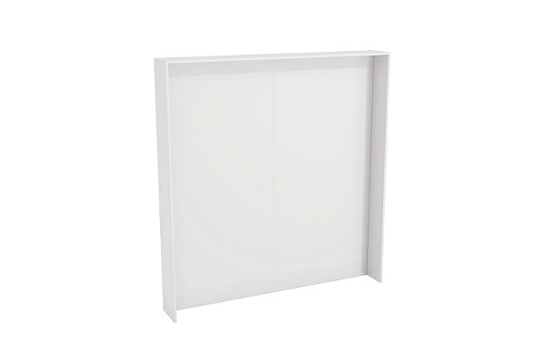 Painel Cabeceira 155cm - Ref. N545 - Branco - Linha Adapt - Kappesberg