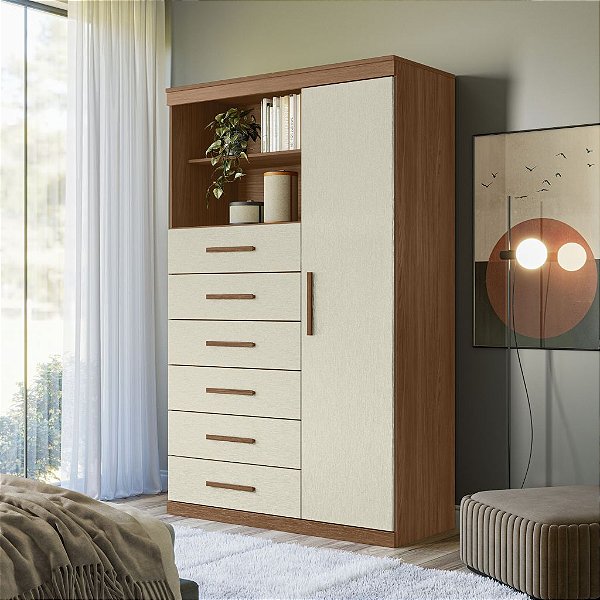 Multi Cômoda Marabá - 309643 - Jatobá/Areia - Santos Andirá