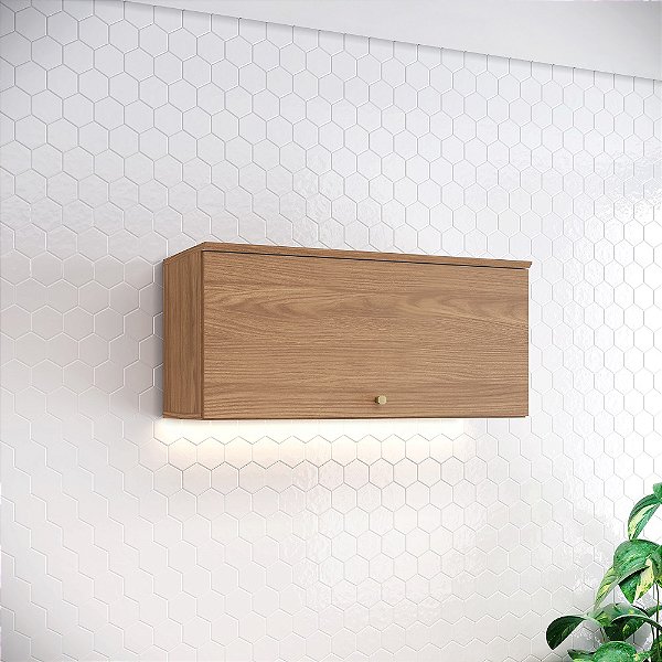 Aéreo 01 Porta Basculante 80cm - C633-128 - Nature - Linha Requinte - Móveis Henn