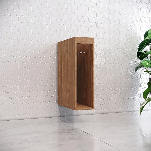 Balcão Toalheiro 20cm - C642-128 - Nature - Linha Requinte - Móveis Henn