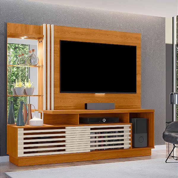 Home Theater Frizz Plus - Ref. 643139 - Cinamomo / Off White - Madetec