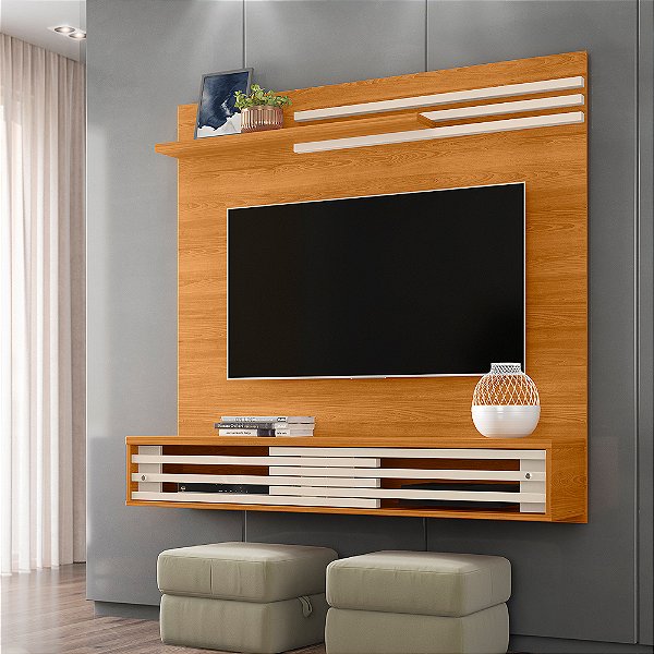 Painel Suspenso Frizz Sublime - Ref. 281139 - Cinamomo / Off White - Madetec