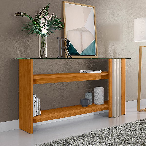 Aparador Frizz - Ref. 305139 - Cinamomo / Off White - Madetec