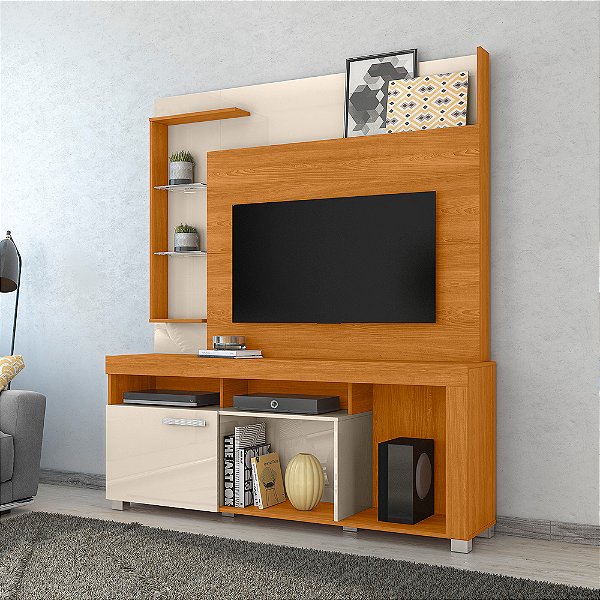 Home Theater Icaro - Ref. 599139 - Cinamomo / Off White - Madetec