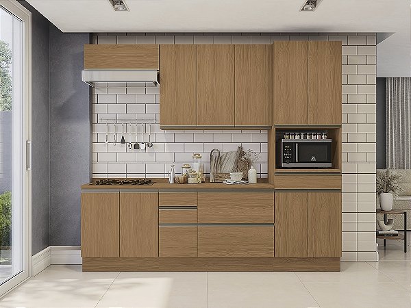 Cozinha Modulada 05 Pçs - Canela - Linha Maxxi - Kappesberg