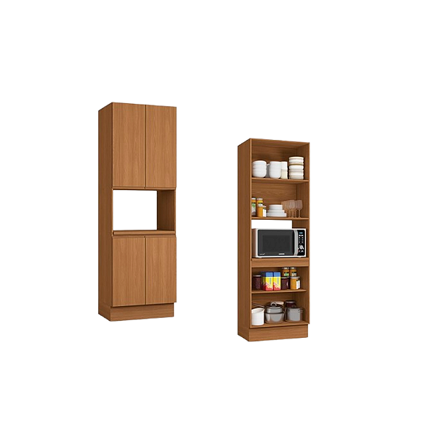 Kit Forno 04 Portas - Ref. R629 - Canela - Linha Ciela - Kappesberg