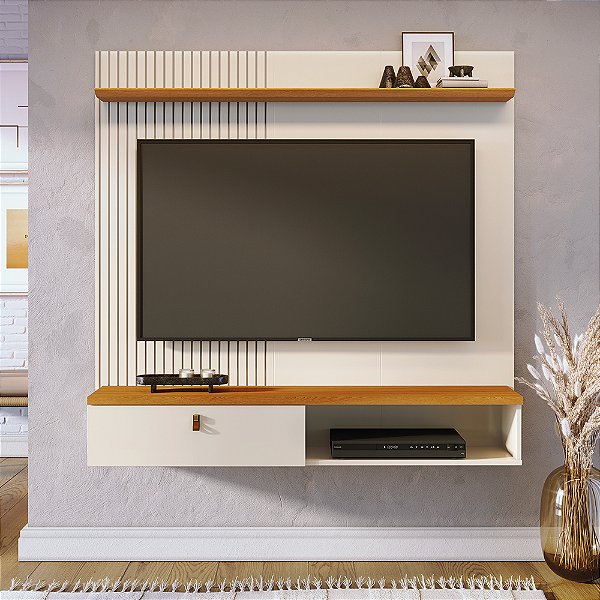 Painel Suspenso Iris Ref. 292139 - Cinamomo/Off White - Madetec