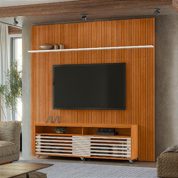 Composição Piso-Teto Prestige - Ref. 767139 - Cinamomo/Off White - Madetec