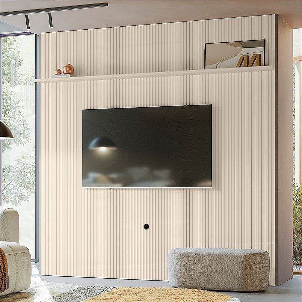Painel Suspenso Piso-Teto Guaporé - Ref. 465026 - Off White - Madetec