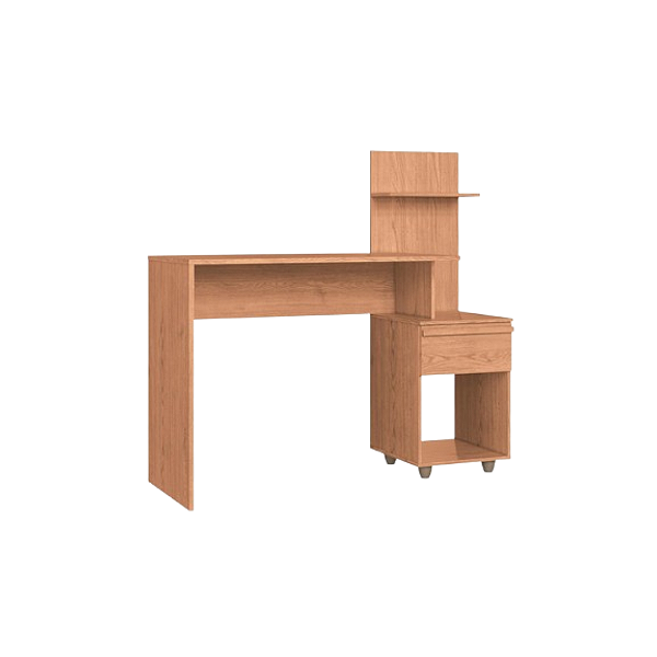 Mesa Escrivaninha Office Lira - 4033A - Cedro - Moveis Castro