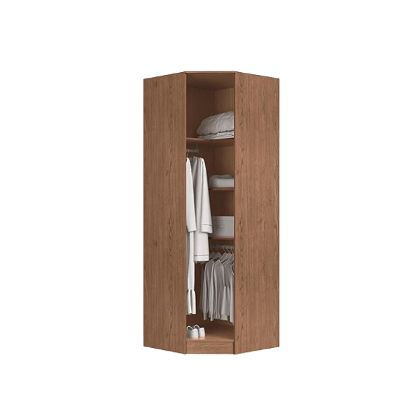 Módulo Canto Obliquo - Linha Closet - 09CL - Macadamia - Móveis Castro
