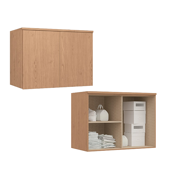 Módulo Aéreo 02 Portas Elegance - 4254A - Angelin - Móveis Castro