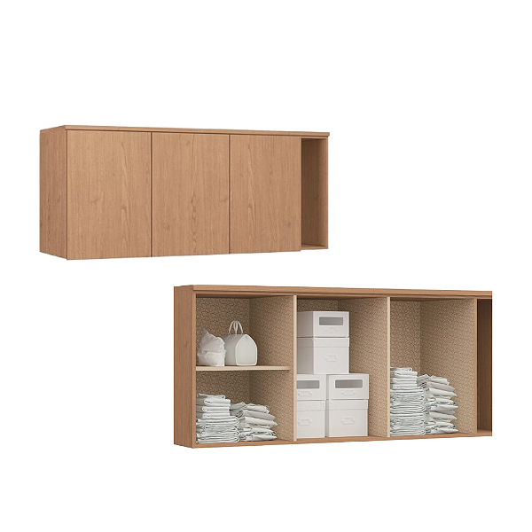 Módulo Aéreo 03 Portas Elegance - 4256A - Angelin - Móveis Castro